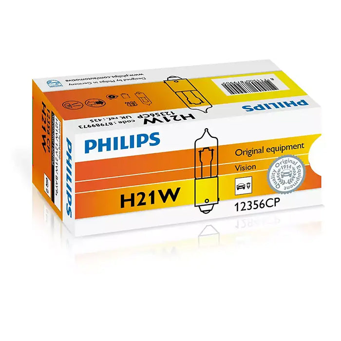 Signalpære H21W 12V BAY9s 21W ECE-godkendt - Philips
