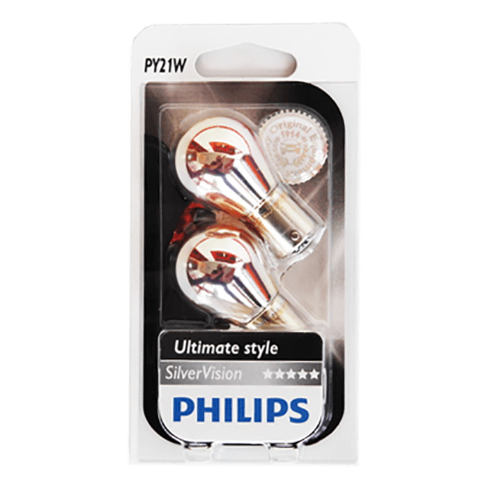 Blinklygter 21W 12V SilverVision Diadem, sæt - Philips