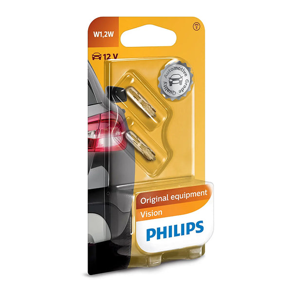 Instrumentlyspærer - 2W 12V Instrumentlyspære - Philips (2W 12V Instrumentlyspære)