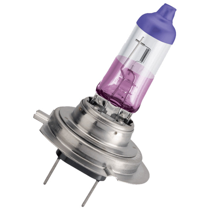 Lilla H7 55W 12V farvet halogenpære sæt - Philips