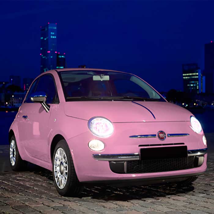 Lilla H7 55W 12V farvet halogenpære sæt - Philips