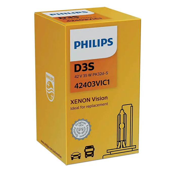 Philips Vision D3S Xenon 35W 42V - 1 stk.