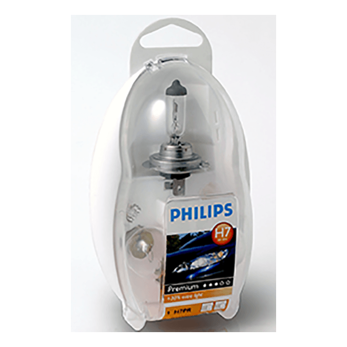 H7 12V reservepære kit billygter - Philips