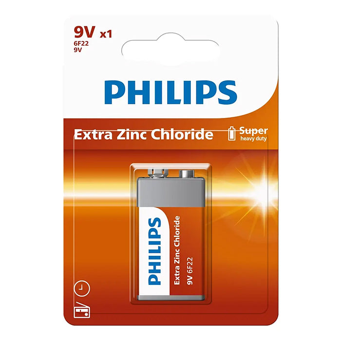 9V batteri Longlife 1 stk - Philips