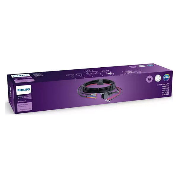 Kabelsæt 4-polet DT 3 m til LED 12V med sikringer - Philips