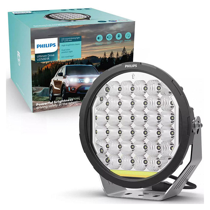 9 LED kørelys 8000 lm 6500K ECE R149 - Driving Beam, Philips