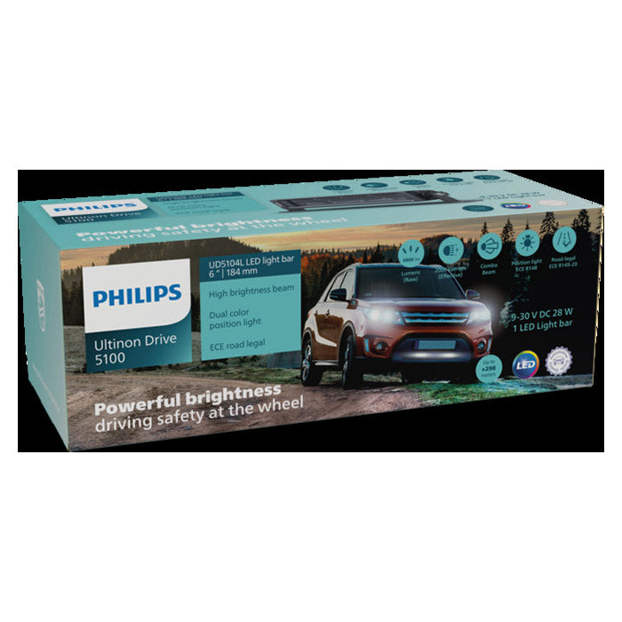 LED-lysbar 6 Combo Beam, kompakt off-road 2000 lm, ECE-godkendt - Philips