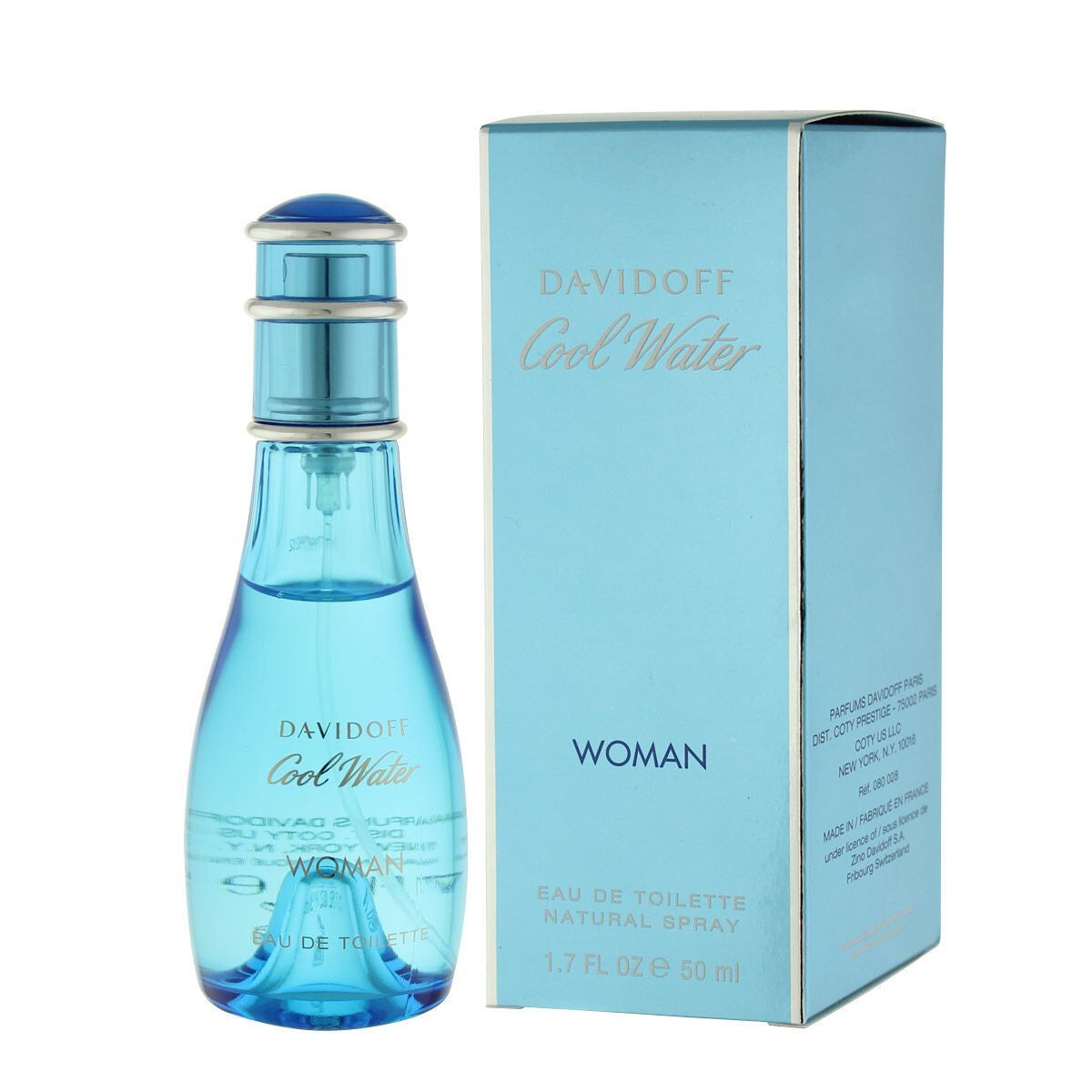 Dameparfume Davidoff Cool Water Woman EDT 50 ml (1 enheder)