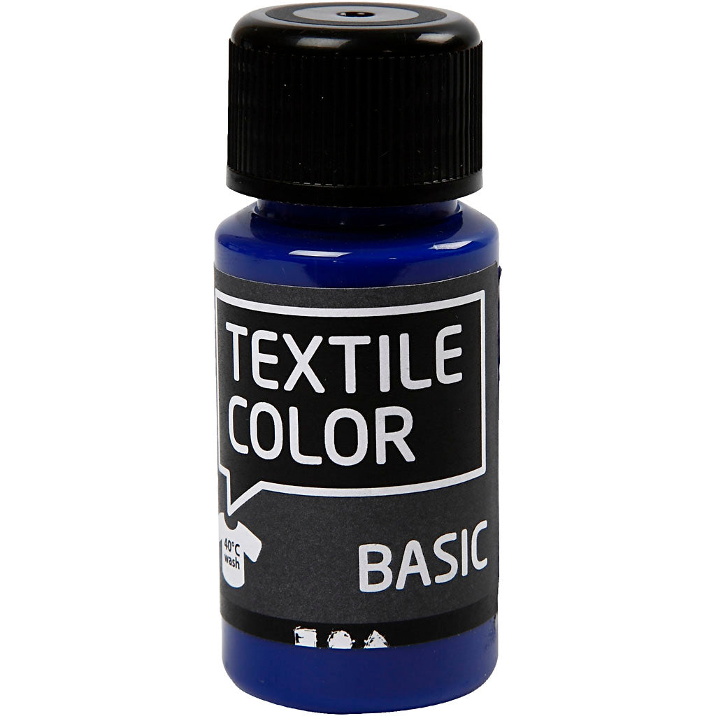 Textile Color, primær blå, 50 ml/ 1 fl.
