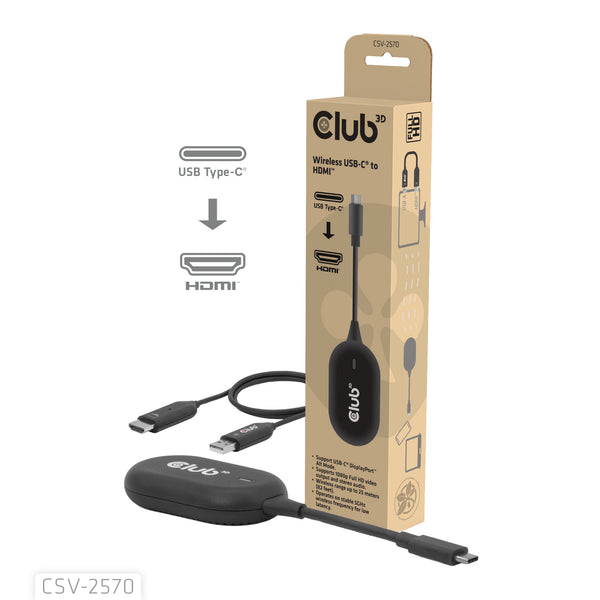 Club 3D Trådløs video/audio udvider