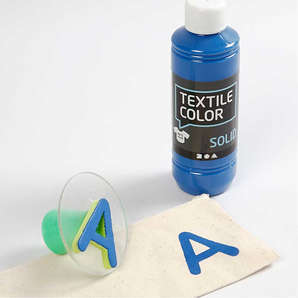 Textile Solid - Dækkende Tekstilmaling 12x250 ml