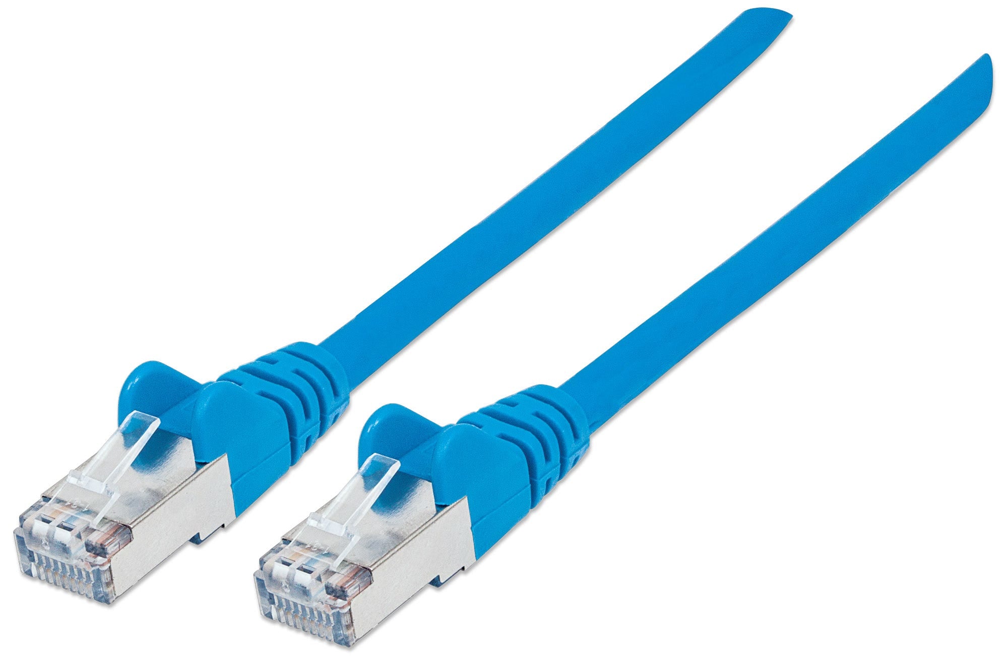 Intellinet Network Patch Cable, Cat6, 5m, Blue, Copper, S/FTP, LSOH / LSZH, PVC, RJ45, Gold Plated Contacts, Snagless, Booted, Polybag CAT 6 SFTP, PiMF 5m Patchkabel Blå