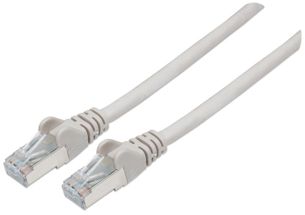 Intellinet Network Patch Cable, Cat6, 2m, Grey, Copper, S/FTP, LSOH / LSZH, PVC, RJ45, Gold Plated Contacts, Snagless, Booted, Lifetime Warranty, Polybag CAT 6 SFTP, PiMF 2m Patchkabel Grey