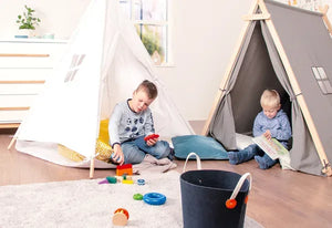 Pinolino Tipi-telt med bund, Aponi/Hvid