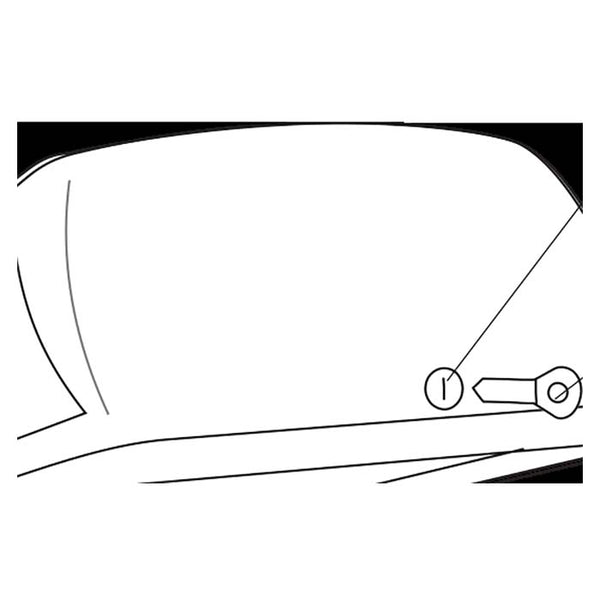 Smæklås til Thule tagboks - sikker lås til box og bagage - Thule