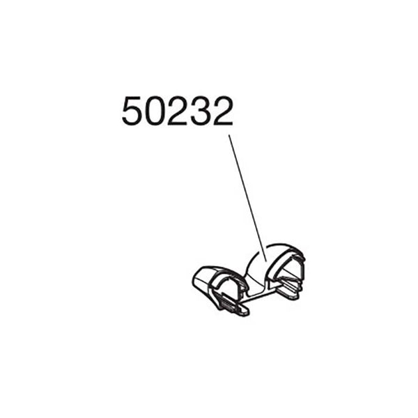 Endestykke til Thule 561 tagboks - reservedel, robust montering - Thule