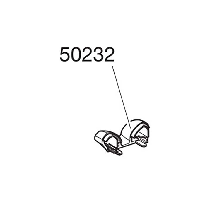 Endestykke til Thule 561 tagboks - reservedel, robust montering - Thule