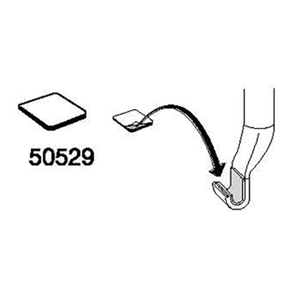 Gummiindlæg til Thule ClipOn cykelholder - model 50529, Thule