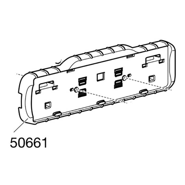 Nummerpladeramme EasyBase - universal, vejrbestandig montering, Thule