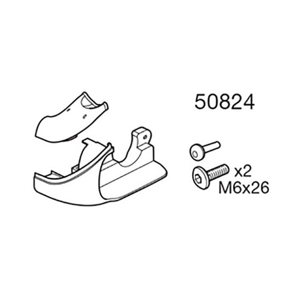 Endekappe venstre til Thule G6 system - model 50824, holdbar og vejrbestandig - Thule