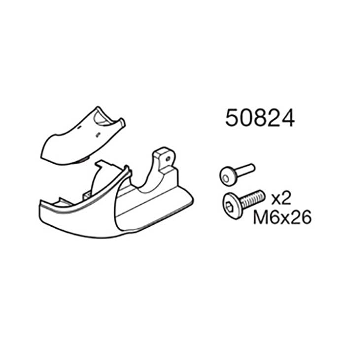 Endekappe venstre til Thule G6 system - model 50824, holdbar og vejrbestandig - Thule