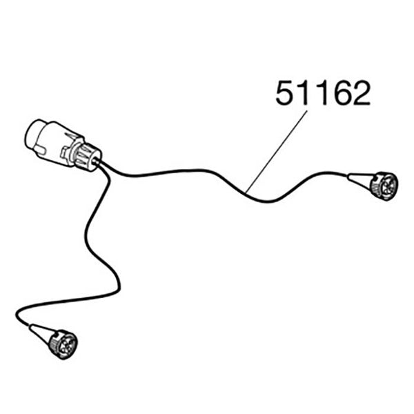 7-polet trailerledningssæt til anhænger, universal montering - Thule