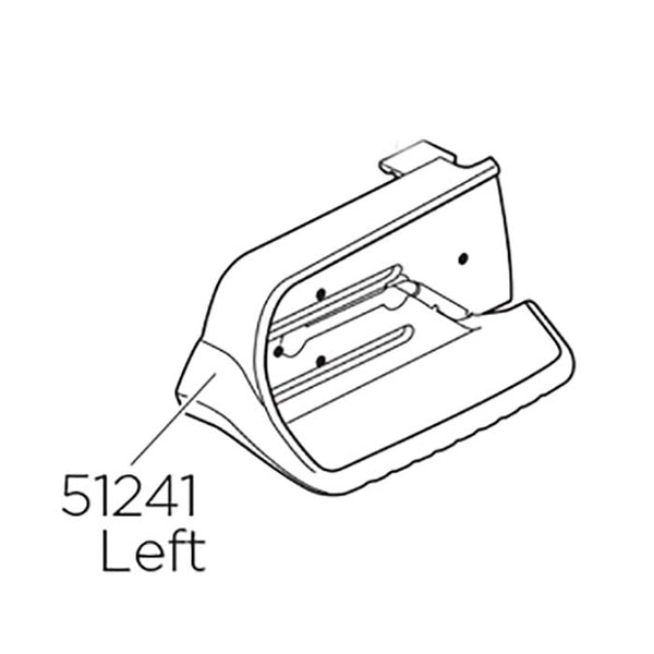 Lygte ramme venstre til Thule 920/921 trailer - Thule