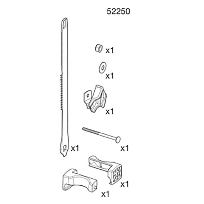 Hjulstrop til cykeltransport, universel montering - Thule