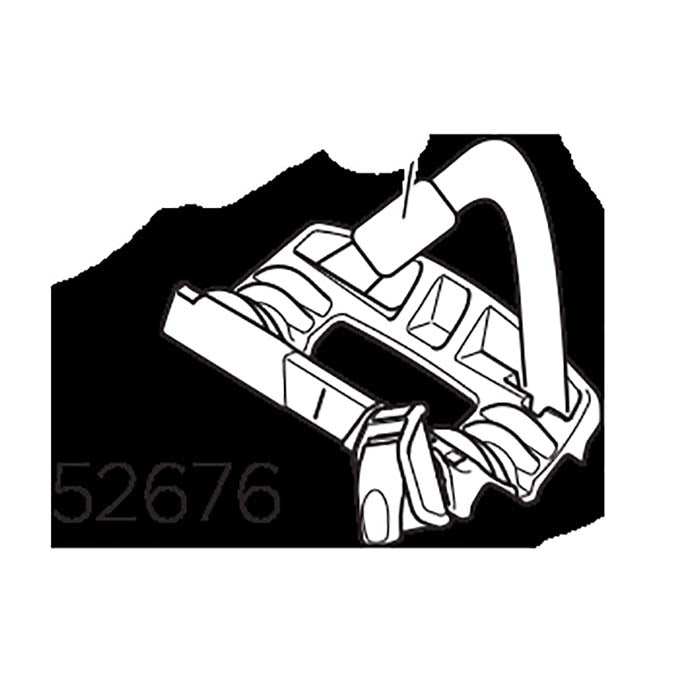 Hjulholder til Thule f/598 - robust hjulskål med rem og spænde - Thule