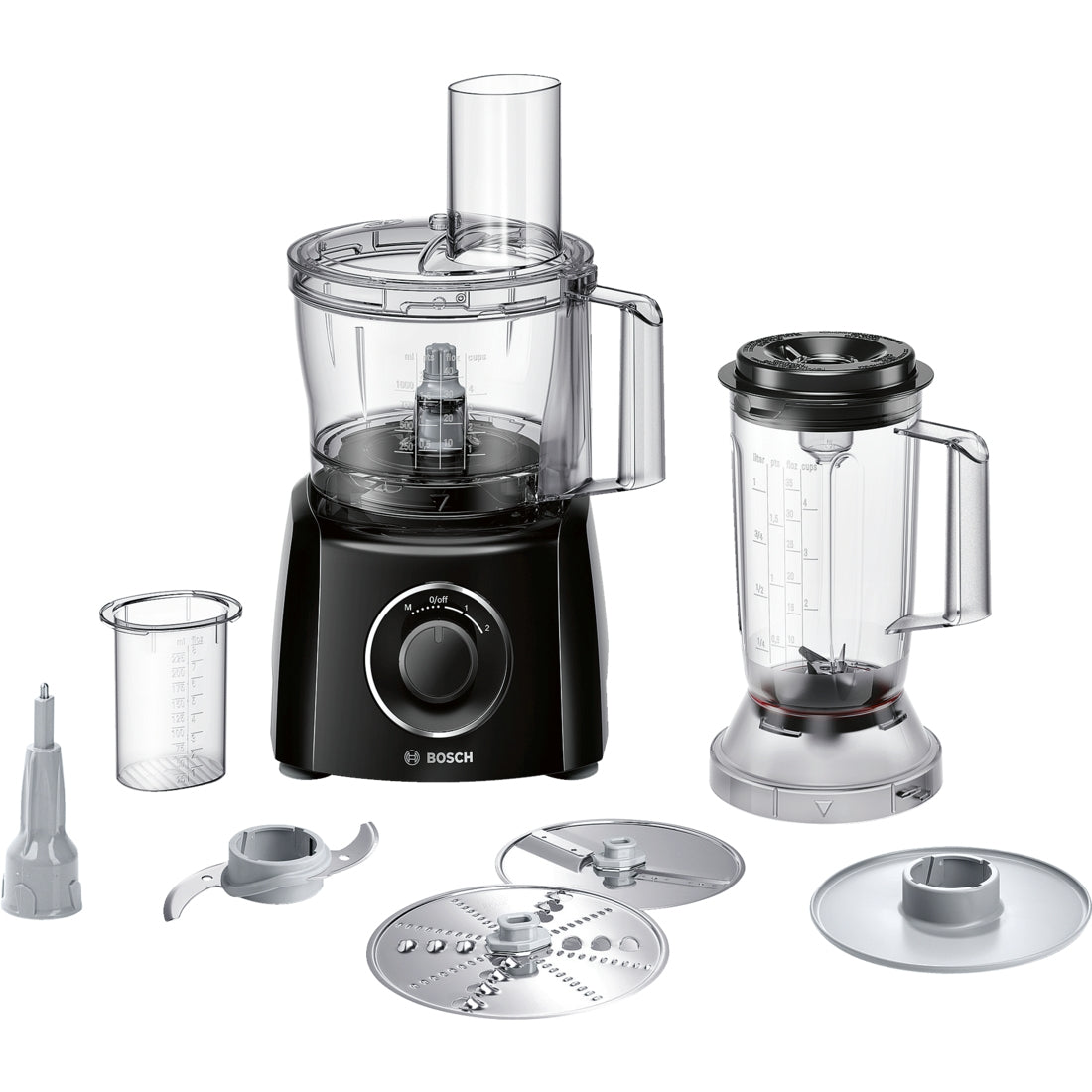 Bosch MultiTalent 3 MCM3201B Køkkenmaskine 2.3liter 800W Sort