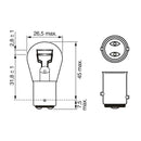 Bosch Pure Light pære P21/5W 12V - 2 stk.