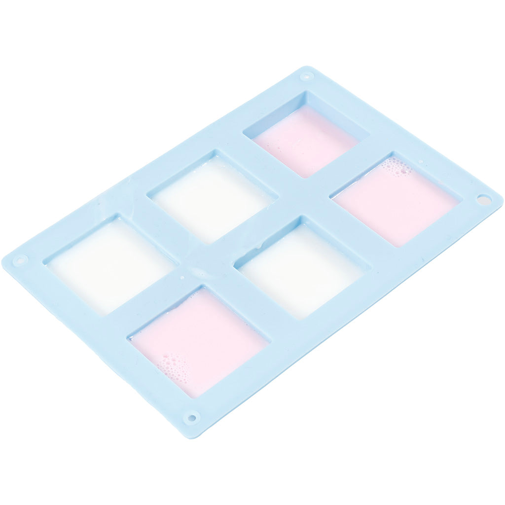 Silikoneform, H: 2,5 cm, L: 5 cm, B: 5 cm, 60 ml, 1 stk.