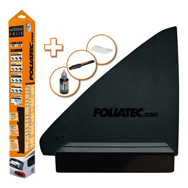 Solfilm varmebeskyttende 51x400 cm, 55% varmeafvisning, 99% UV, ridsefast - BLACKNIGHT REFLEX Foliatec