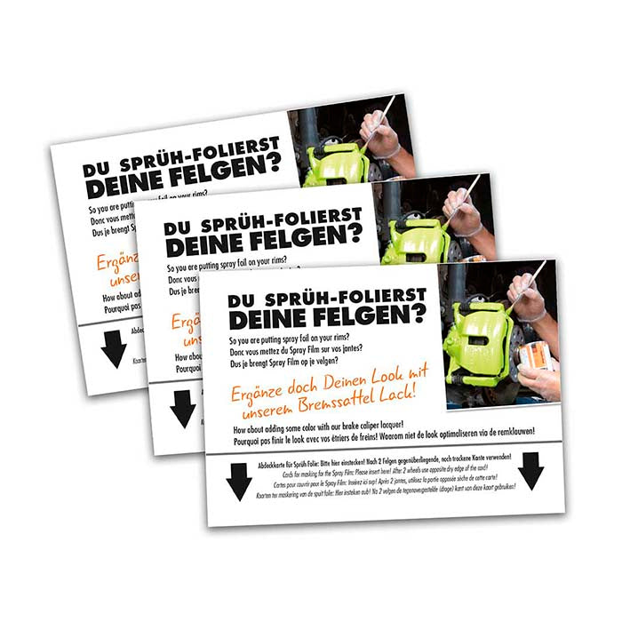 Sprayfolie neonrød 2x400 ml + base 2x400 ml - Fleksibel, aftagelig dækning, Foliatec