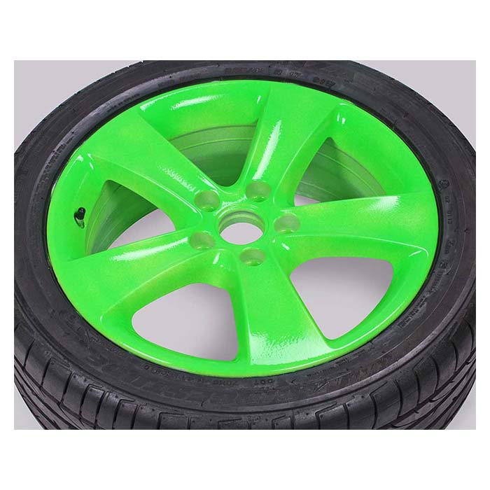 Sprayfolie neonrød 2x400 ml + base 2x400 ml - Fleksibel, aftagelig dækning, Foliatec