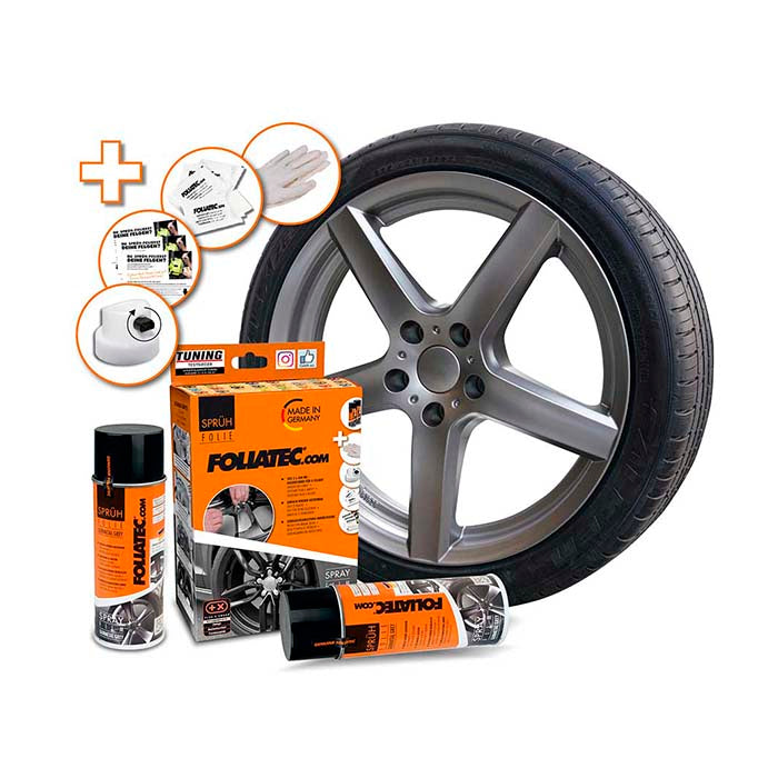 Sprayfolie - pistol grå 2x400ml - foliatec