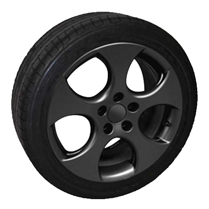 Sprayfolie mat sort 2x400 ml - aftagelig sprayfolie til fælge & dekoration - Foliatec