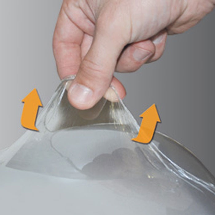 Sprayfolie transparent 400 ml - aftagelig beskyttelse til biler og udstyr, Foliatec