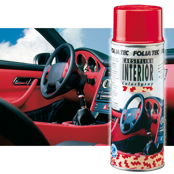 Interiørmaling til plast og imiteret læder, gul 400 ml - Foliatec