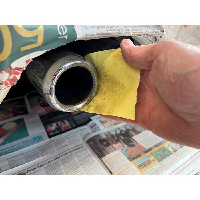 Udstødningsmaling 2K sort 250 ml - varme-, kemikalie- og oliebestandig til udstødningsrør - Foliatec