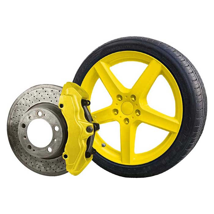 2-komponent universallak spray skinnende gul 400ml - Foliatec