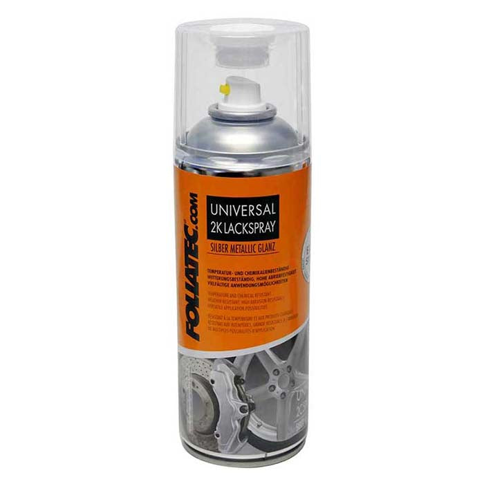 2-komponent universallak spray metallisk sølv 400 ml - Foliatec