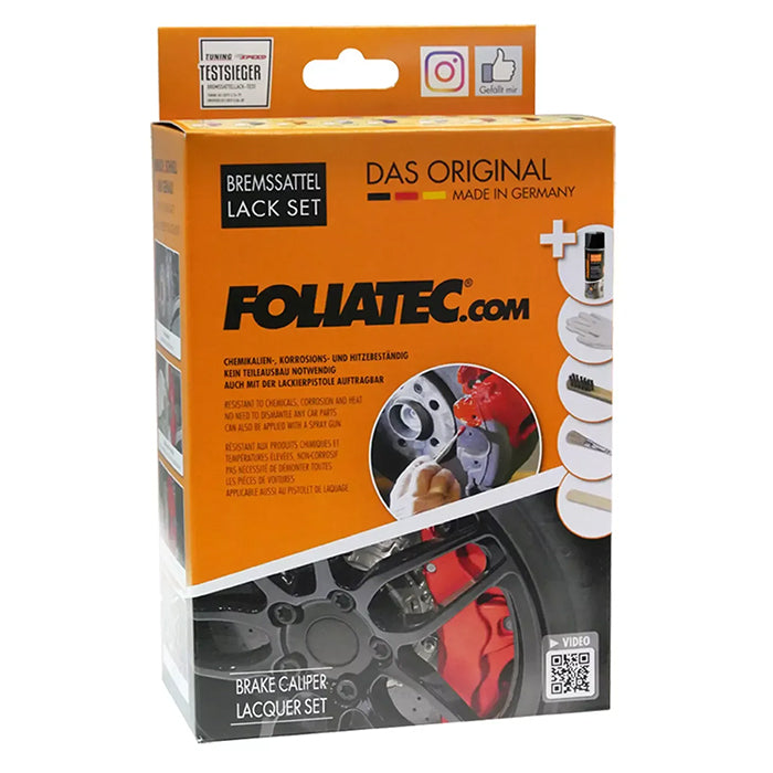 Bremsekaliberlak Green Hell Metallic - Varmeresistent, til 4 kalibre, foliatec