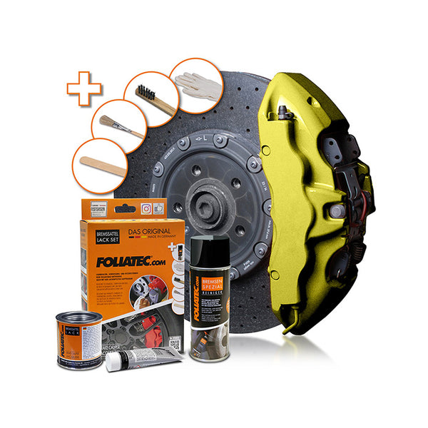 Bremsekaliberlak Hyper Gold Metallic pensel - Varmeresistent, 240°C, til 4 kalibre - Foliatec