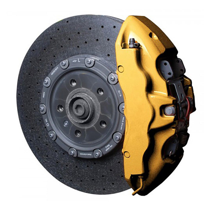 Bremsekaliberlak Prestige Gold Metallic - varmeresistent penselkit til 4 kalibre - Foliatec