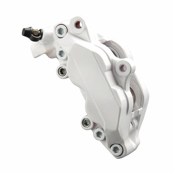 Bremsekaliberlak Pure White pensel - holdbar, varmeresistent bremsemaling til 4 kalibre - Foliatec