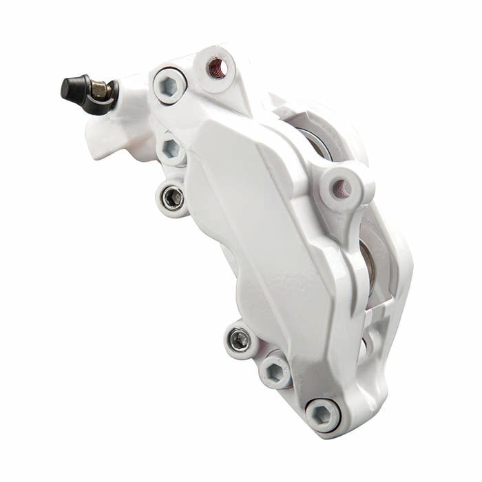 Bremsekaliberlak Pure White pensel - holdbar, varmeresistent bremsemaling til 4 kalibre - Foliatec