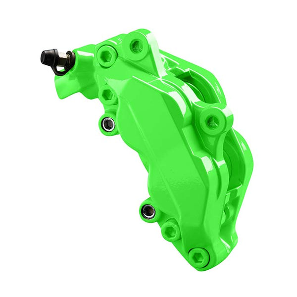 Bremsekaliberlak neon green pensel - varmestabil, kemikalieresistent sæt til 4 kalibre. Foliatec