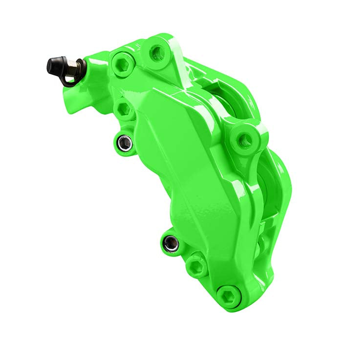 Bremsekaliberlak neon green pensel - varmestabil, kemikalieresistent sæt til 4 kalibre. Foliatec