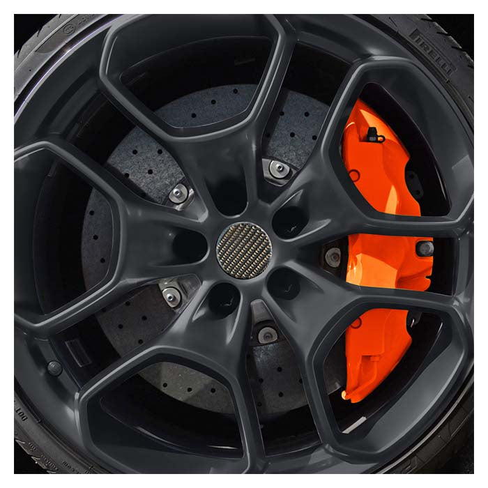 Bremsekaliberlak neon orange pensel - varmebestandig, klar primer inkluderet - Foliatec